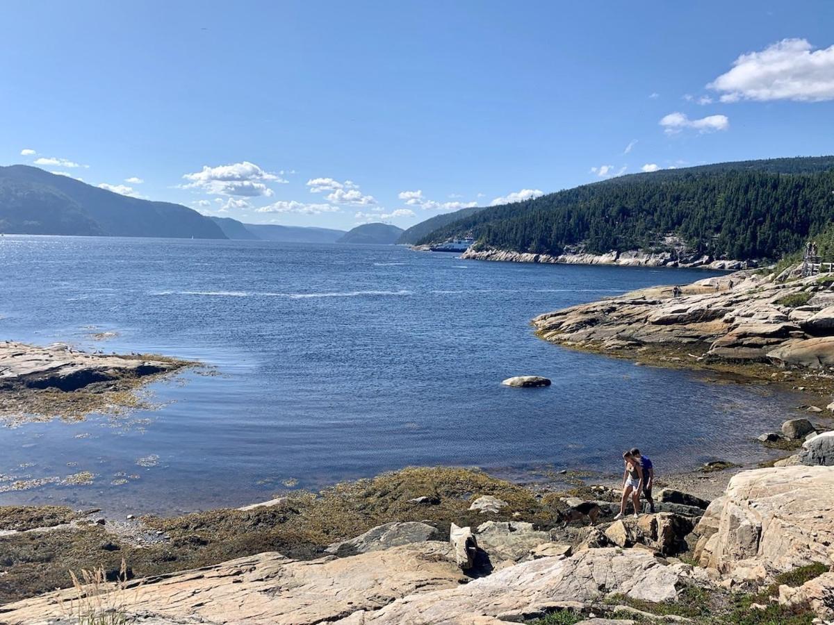 Motel De L'Anse A L'Eau Tadoussac Eksteriør billede